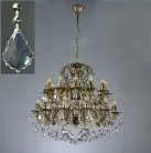 Подвесная люстра Ambiente 2118/12+12 PB New Leaf