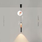 Подвесной светильник RAY Цвет жемчужно-черный. С лифтом. Трехцветный свет Lampatron 8715-24440