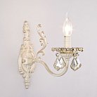 Бра Eurosvet 3281/1 белый с золотом/тонированный хрусталь Strotskis Elisha 00000065242