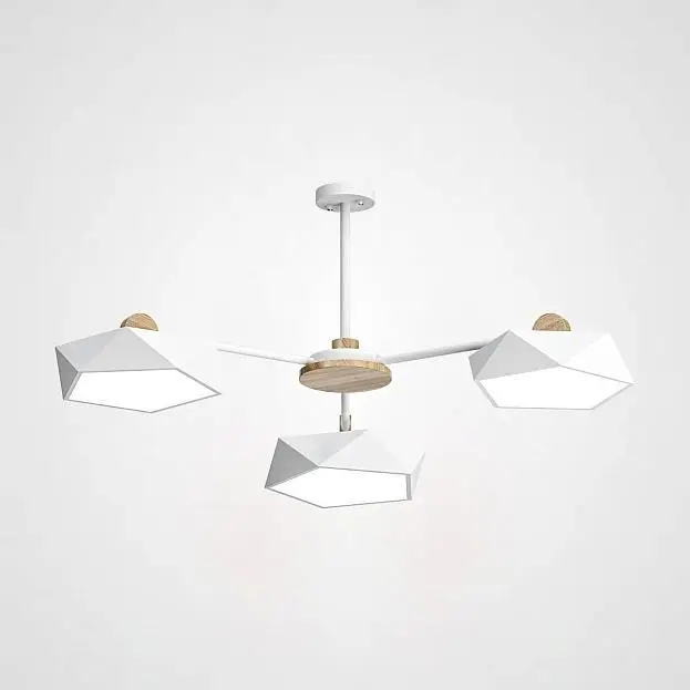 Подвесная Люстра Geometric Ch 3 Белая ImperiumLoft 186751-26 Подвесная Люстра Geometric Ch 3 Белая ImperiumLoft 186751-26
