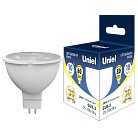 Лампочка светодиодная Uniel LED-JCDR-10W/3000K/GU5.3 PLS03WH ACTION