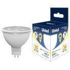 Лампочка светодиодная Uniel LED-JCDR-10W/3000K/GU5.3 PLS03WH ACTION