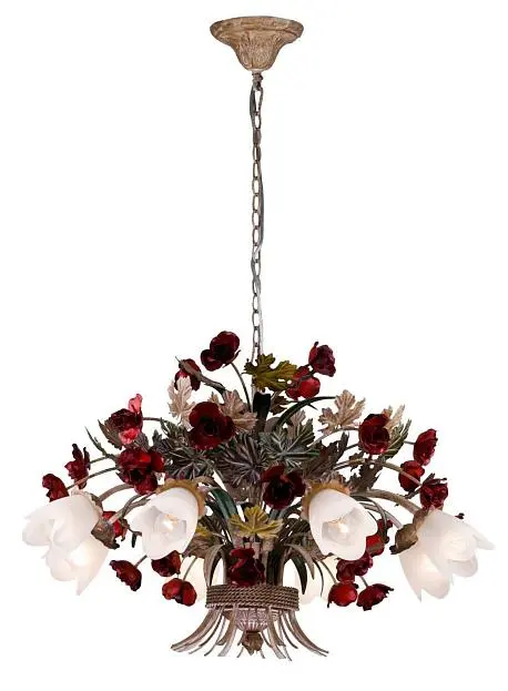 Подвесная люстра Lucia Tucci Fiori di rose 1760.8 Подвесная люстра Lucia Tucci Fiori di rose 1760.8