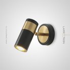 Бра SET Цвет черный + латунь Lampatron set-a-black 6351-24837