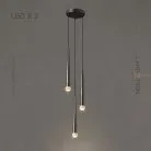 Готовая комбинация светильников MAGRIT LUX MORE 3 лампы. Цвет Латунь Lampatron 6105-16382