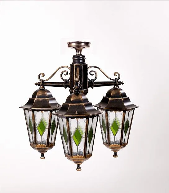 Потолочный светильник уличный Oasis Light 79870lgA/3 Gb PETERSBURG lead GLASS Потолочный светильник уличный Oasis Light 79870lgA/3 Gb PETERSBURG lead GLASS