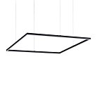 Подвесной светильник Ideal Lux 259208 ORACLE SLIM D90 SQUARE BK 3000K