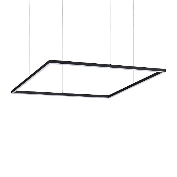 Подвесной светильник Ideal Lux 259208 ORACLE SLIM D90 SQUARE BK 3000K