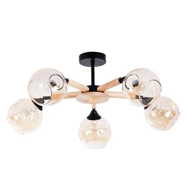 Потолочная люстра Arte Lamp A4370PL-5BR BRANSON Потолочная люстра Arte Lamp A4370PL-5BR BRANSON