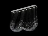 Подвесная люстра Newport 8407/PL chrome 8400