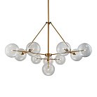 Люстра Delight Collection KG0965P-10B brass Globe Mobile