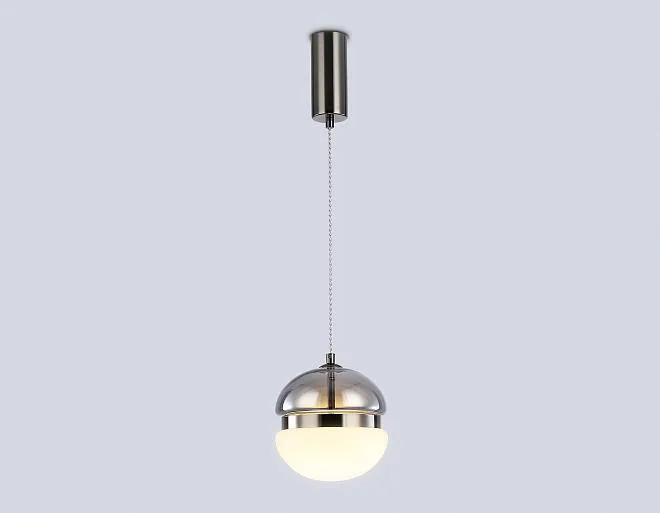 Подвесной светильник Ambrella light LH11003 SM/FR дымчатый/белый матовый 20W 3000K D180*200