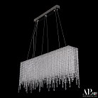 Люстра светодиодная хрустальная APL LED SH512.0.100.G.Ni.4000 Sicilia