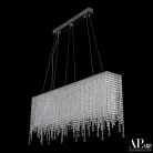 Люстра светодиодная хрустальная APL LED SH512.0.100.G.Ni.4000 Sicilia