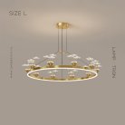Кольцевые люстры и светильники DOVRA Размер L. Цвет Латунь Lampatron 7108-19500