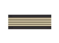 Декоративная плата для магнитного шинопровода Donolux Short Plate DLMX Black Sp Magic track