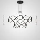 Кольцевые люстры и светильники FORLI BW Lampatron 7654-21397