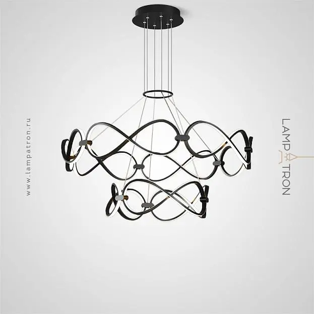 Кольцевые люстры и светильники FORLI BW Lampatron 7654-21397 Кольцевые люстры и светильники FORLI BW Lampatron 7654-21397