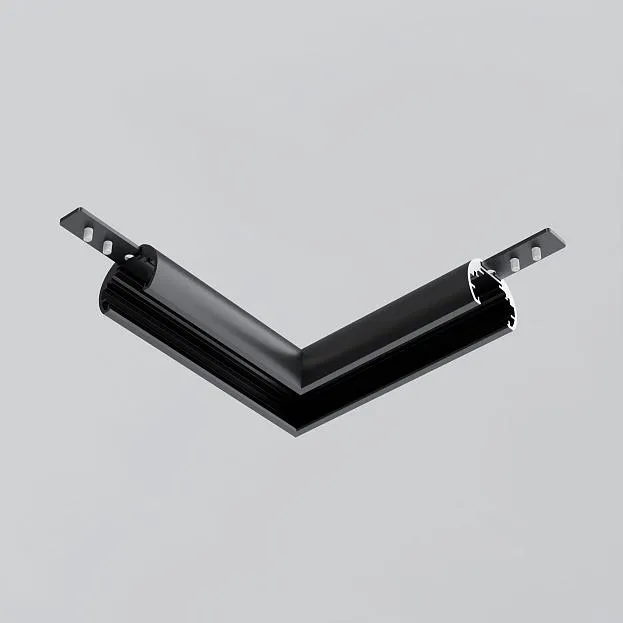 Коннектор угловой для круглого низкопрофильного шинопровода Technical Maytoni TRAM034CL-R-41B Exility