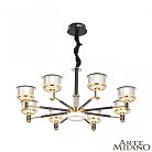 Люстра на штанге Arte Milano 276210/8 BK/GD Neapolis-76210