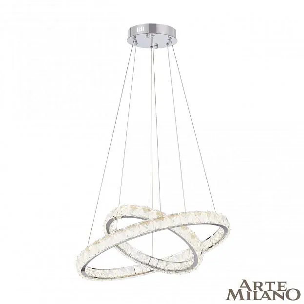 Подвесная люстра Arte Milano 311311/D600-D400 NI AM-Venezia Подвесная люстра Arte Milano 311311/D600-D400 NI AM-Venezia