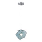 Подвесной светильник ST Luce Portici SL1175.113.01 Хром/Светло-голубой E14 1*40W