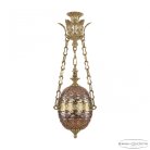 Подвесной светильник бронзовый Bohemia Ivele Crystal  71000P/20 G Shampan/M-1F Y8 FA2S