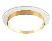 Встраиваемый светильник Ambrella light TU5012 WH/GD белый/золото IP20 GX70 D150*45