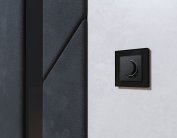 Лицевая панель ALFA (Графит мягкое касание) для терморегулятора теплого пола Volt AP9057 QUANT