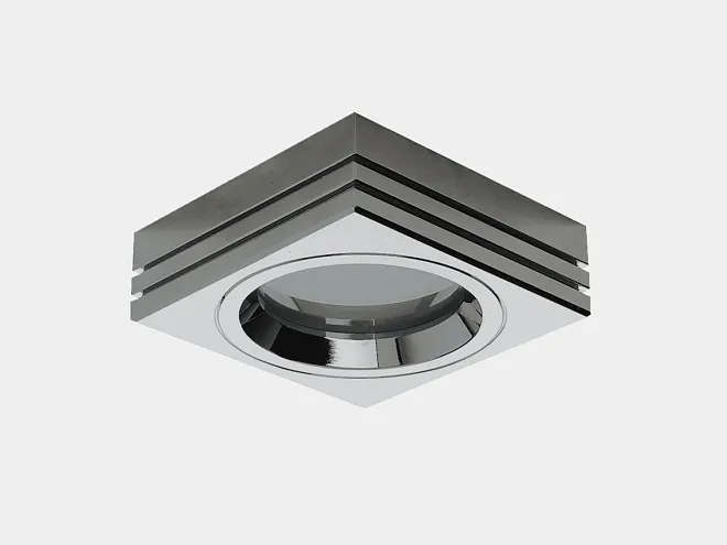 Встраиваемая рамка хром MR16 (WP-SQ-CH) SWG NC722-2CH WP