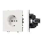 Механизм электрической розетки SCT-NOBE-MEU1-SFPL-WH (230V, 16A) Arlight 054276