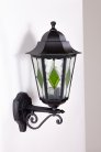 Настенный фонарь уличный Oasis Light 79801lg Bl PETERSBURG lead GLASS