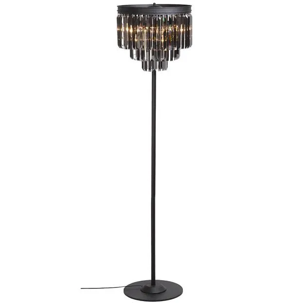 Торшер RH Odeon Smok GLASS Floor Lamp Стекло Смок ImperiumLoft 156207-22 41.230-2