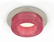Комплект встраиваемого светильника с композитным хрусталем Ambrella light XC7623022 Techno