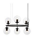 Подвесной светильник Lumina Deco LDP 6034-6 RND BK Ceredo