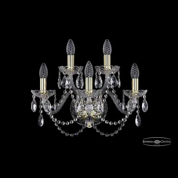 Бра хрустальный Bohemia 1402B/3+2/160 G Бра хрустальный Bohemia 1402B/3+2/160 G
