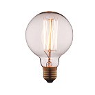 Лампа накаливания Loft It G9540 E27 40W шар прозрачный Edison Bulb