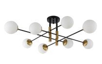 Светильник потолочный Crystal Lux FIDEL PL8 BLACK 0630/106