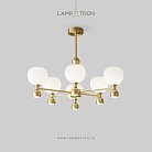 Люстра BERNOLD 6+6 ламп Lampatron bernold-12 8338-22727
