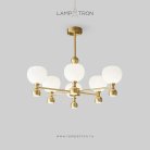 Люстра BERNOLD 6+6 ламп Lampatron bernold-12 8338-22727