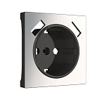 Накладка для USB розетки Werkel W1179502 (глянцевый никель) a051096