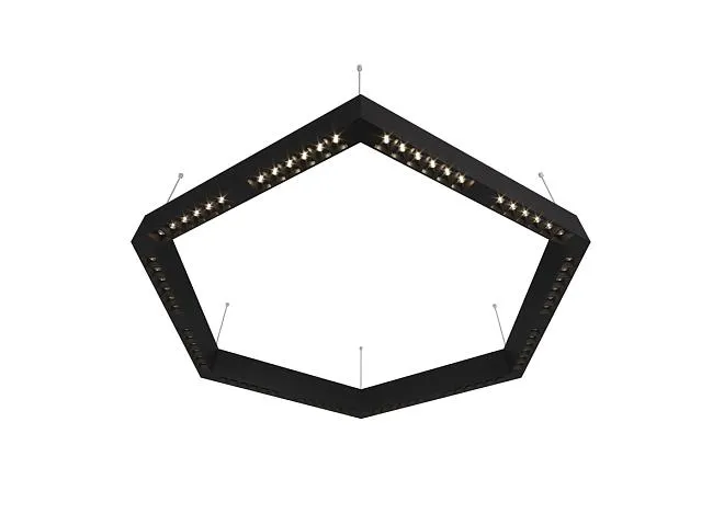 Подвесной светодиодный светильник 0,9м 72Вт 34° Donolux dl18515s111b72.34.900bb Eye-hex Подвесной светодиодный светильник 0,9м 72Вт 34° Donolux dl18515s111b72.34.900bb Eye-hex