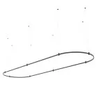 Готовая конструкция для модульных светильников FARM без светильников, блока питания ST Luce ST8057.422.26