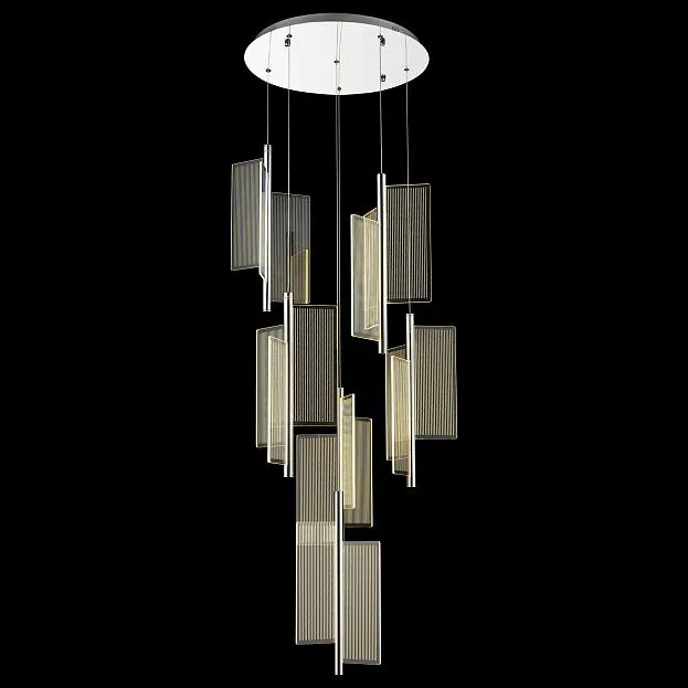 светильник подвесной, LED, 6x24W, 3000K Wertmark WE454.06.103 Hedda