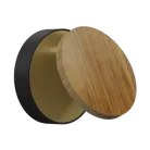 Настенный светодиодный светильник Ledron UFO G2 Wooden Black-Gold