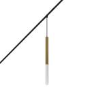 Подвесной светильник на магнитный трек Ledron MH-1001-T Gold с черным адаптером