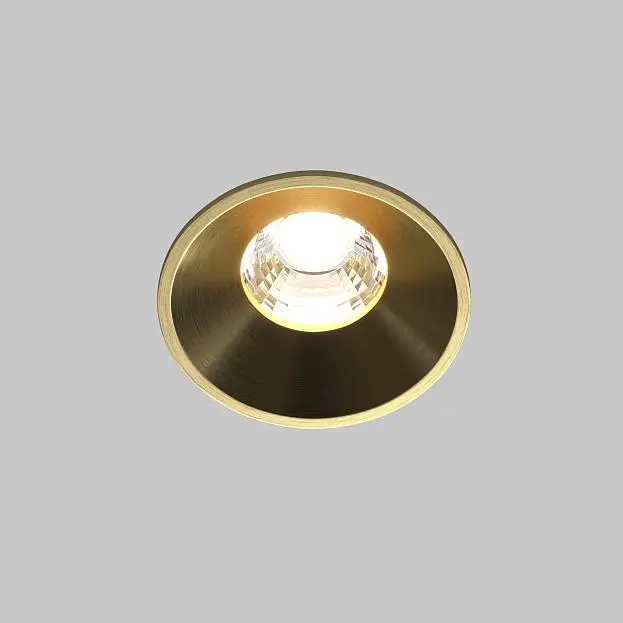 Встраиваемый светильник Maytoni DL058-7W4K-BS Round
