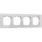 Рамка на 4 поста Werkel W0041117 (дымчатый,стекло) a050897 Favorit