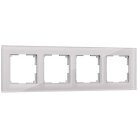Рамка на 4 поста Werkel W0041117 (дымчатый,стекло) a050897 Favorit