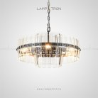 Люстра MILLENIUM Круглая 5 ламп. Цвет черный. Lampatron millenium-round-black-5 1525-7268